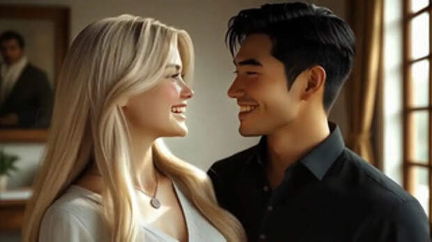 Россиянка и китаец / Изображение сгенерировано YandexGPT 5 Pro / amic.ru