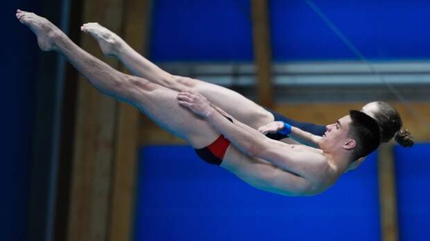 Тимошинина и Терновой победили в прыжках в воду на Играх БРИКС, так как были единственными выступающими