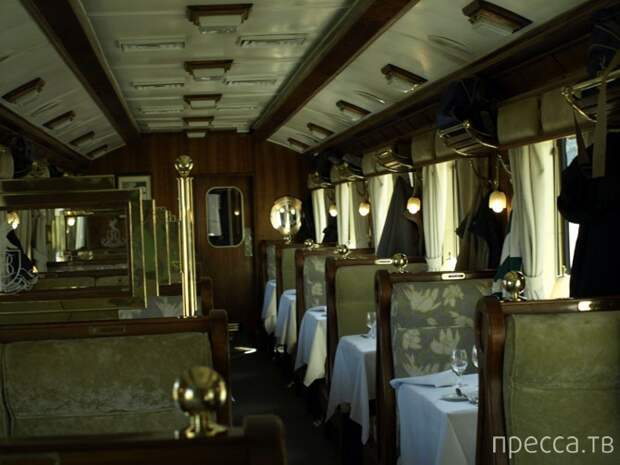 Комфортное путешествие на роскошных поездах (32 фото)