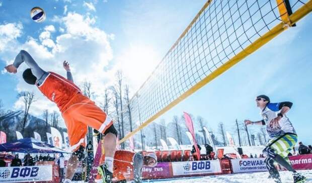На севере Москвы устроят первый чемпионат Европы по волейболу на снегу Фото с сайта чемпионата