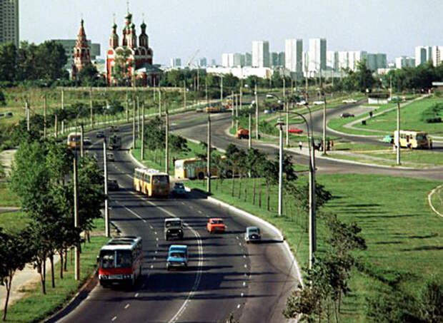 На снимке: Москва. Проспект Вернадского, 1986 год Фото Валерий Зуфаров /Фотохроника ТАСС