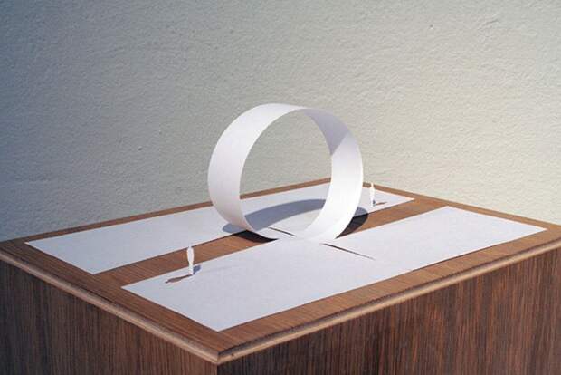Single Piece of Paper 14 Скульптуры из одного листа бумаги