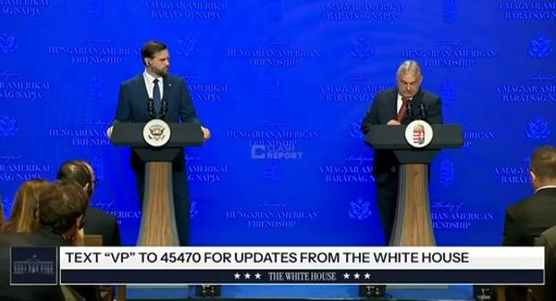 Вэнс на пресс-конференции с Орбаном: украинские спецслужбы позорно вмешиваются в выборы США и Венгрии