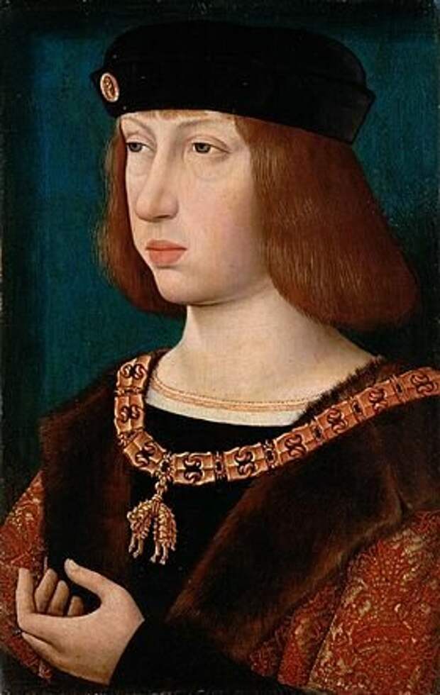 Филипп Красивый, сын и наследник императора Максимилиана.