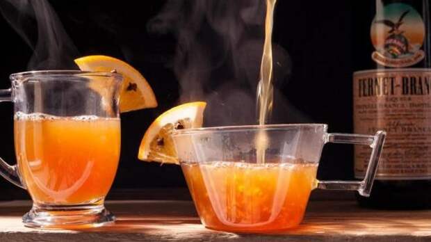 Алкогольный согревающий компот