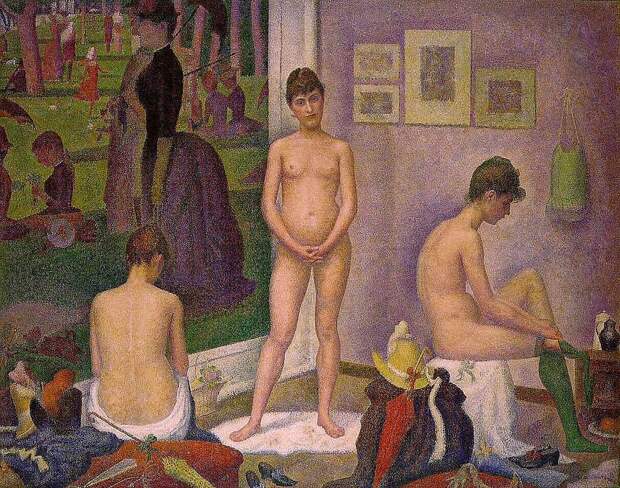 художник Жорж-Пьер Сёра (Georges-Pierre Seurat) картины – 21