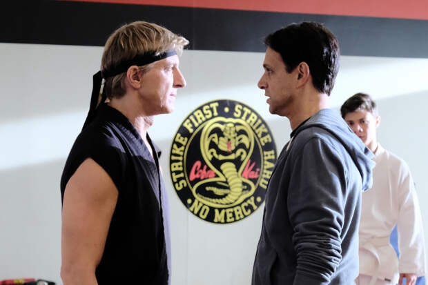 William Zabka, Ralph Macchio; Cobra Kai | Photo Credits: YouTube