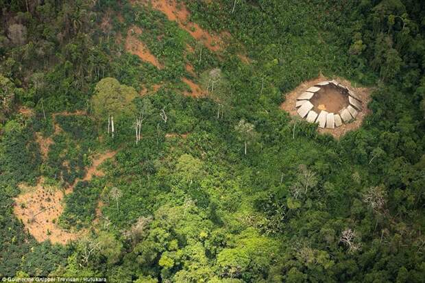 В джунглях Амазонки обнаружено еще одно нетронутое цивилизацией племя Амазония, амазонка, аэрофотосъемка, джунгли, племена