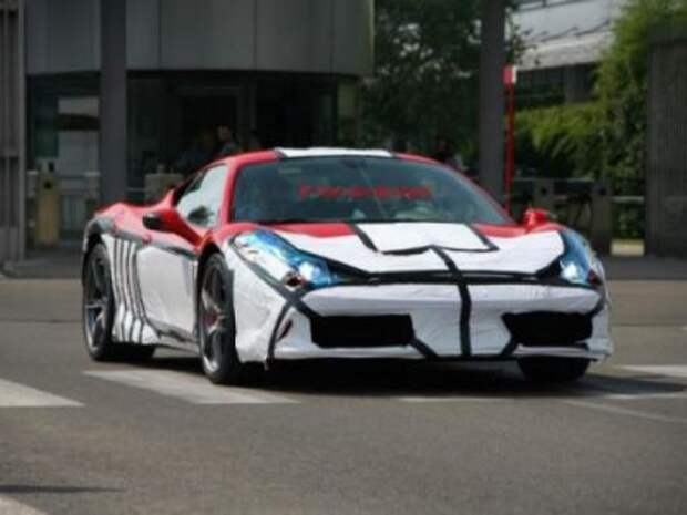 Тестовый прототип Ferrari 458 Scuderia Тестовый прототип Ferrari 458 Scuderia