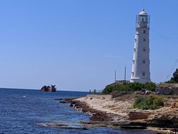 крым черноморское тарханкут туризм маяк