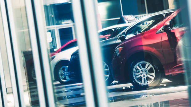 Car Dealer Window Shopping