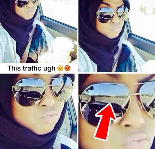 девушка в очках