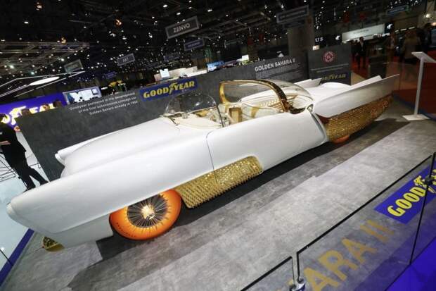 Golden Sahara II: беспилотный красавчик из 50-х Golden Sahara II, авто, автодизайн, автомобили, автопилот, беспилотник, концепт, концепт-кар