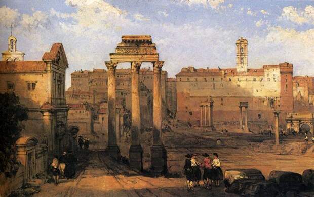 Roberts Daid The Forum Rome. Робертс, Дэвид
