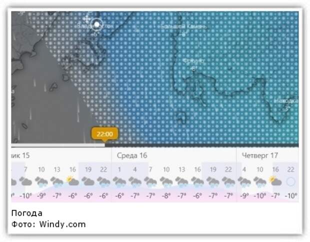 Фото: Windy.com