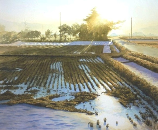 Рисунки акварелью. Abe Toshiyuki