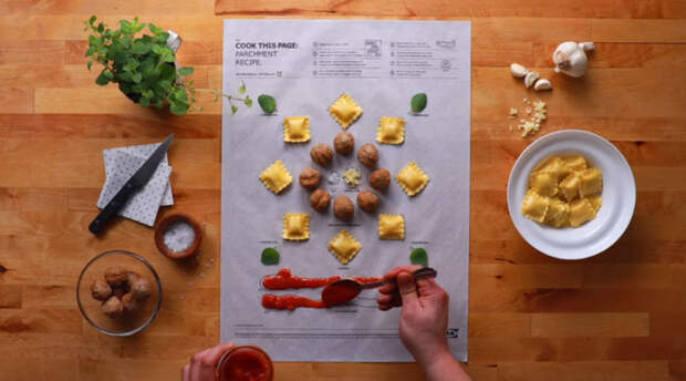 постеры IKEA с инструкцией, как готовить