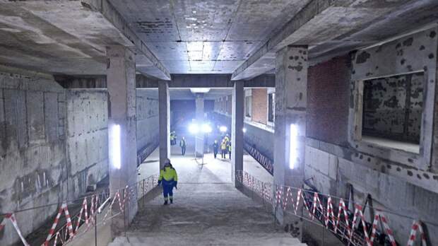 В Москве рассказали о ходе строительных работ на станции метро «ЗИЛ»