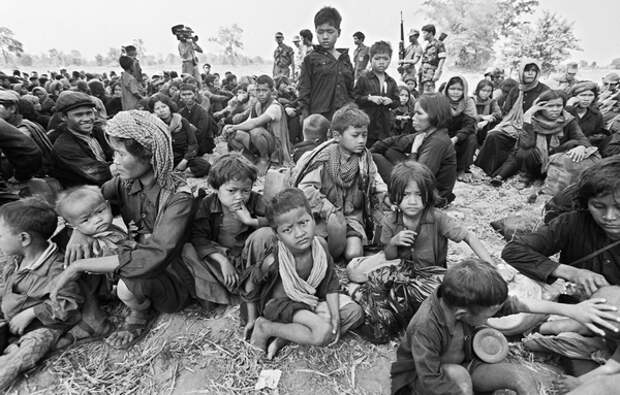 Камбоджийские беженцы в Таиланде, 16 апреля 1979. Фото: Jeff Robbins / AP