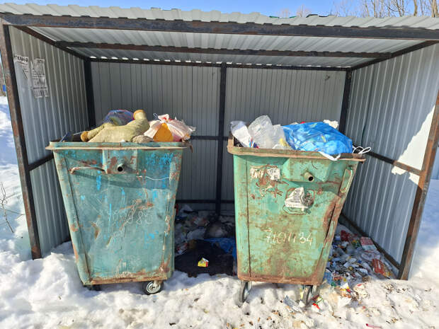 Жители деревни под Веневом пожаловались, что мусор у них не забирают уже месяц