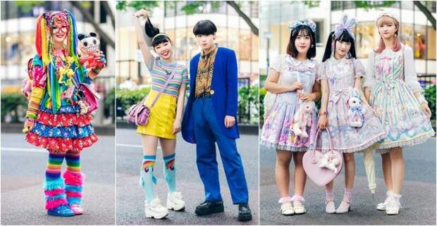 Подборка модных персонажей с улиц Токио в мире, люди, мода, одежда, токио, чудики, япония