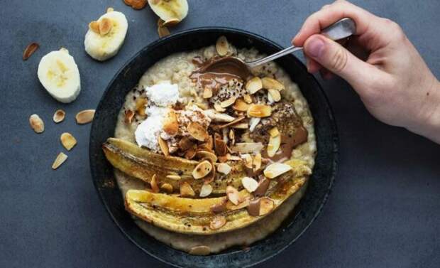 Овсянка с бананом. \ Фото: google.com. Овсянка с бананом. \ Фото: google.com.