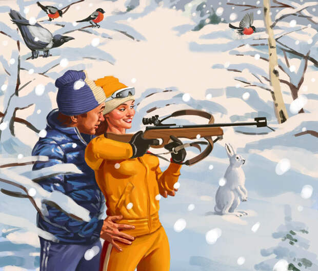 Советские плакаты в стиле пин-ап от Валерия Барыкина (15)