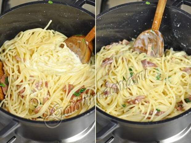 Картинки по запросу Как приготовить спагетти карбонара