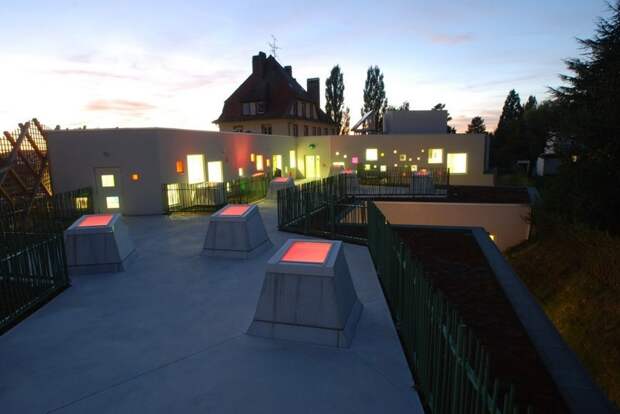 Энергоэффективный детский сад во Франции архитектура, дизайн, интерьер