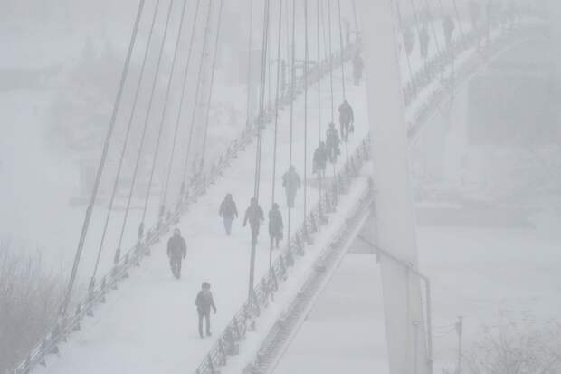 В Москве прошел рекордный за минувшие 56 лет снегопад