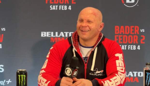 Fedor Emilianenko at the podium 
