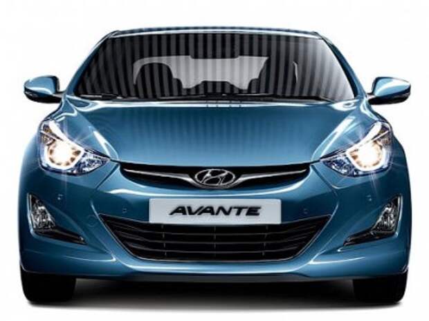 Обновленный седан Hyundai Avante Обновленный седан Hyundai Avante