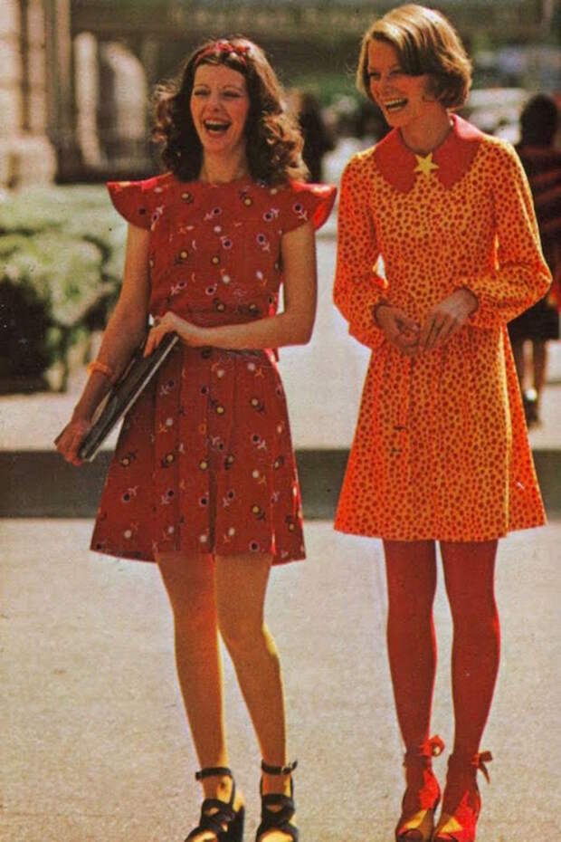 Уличная мода эпохи Винила 70-е, street style, мода