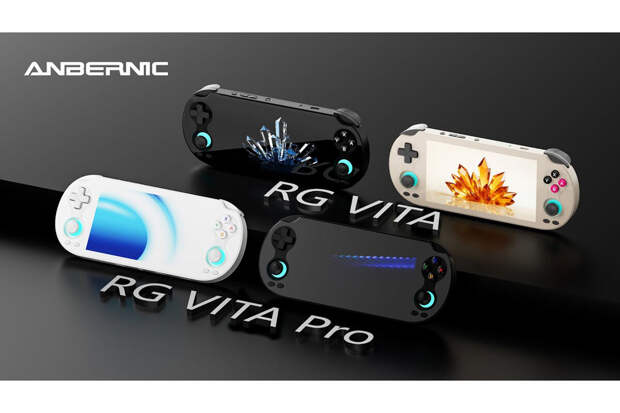 Anbernic анонсировала консоли RG VITA и RG VITA Pro с дизайном PlayStation Vita