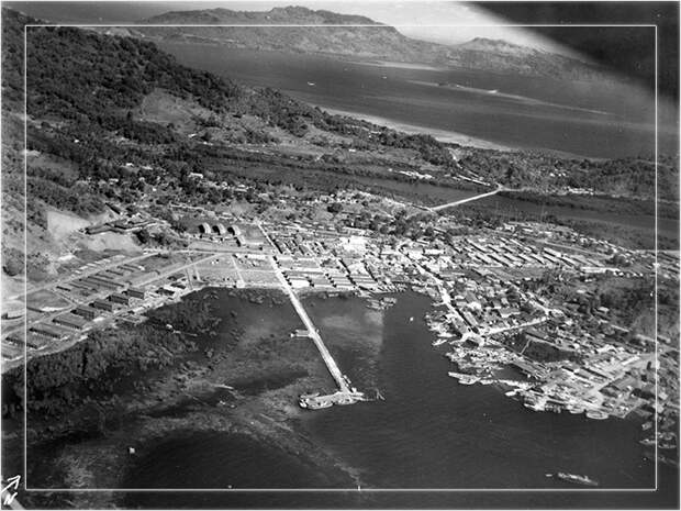 Японская база на острове Трук. Февраль 1944 года.