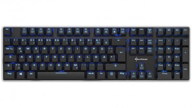 Механическая клавиатура Sharkoon PureWriter получила переключатели Kailh