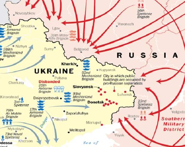 Сколько рф захватила украину карта