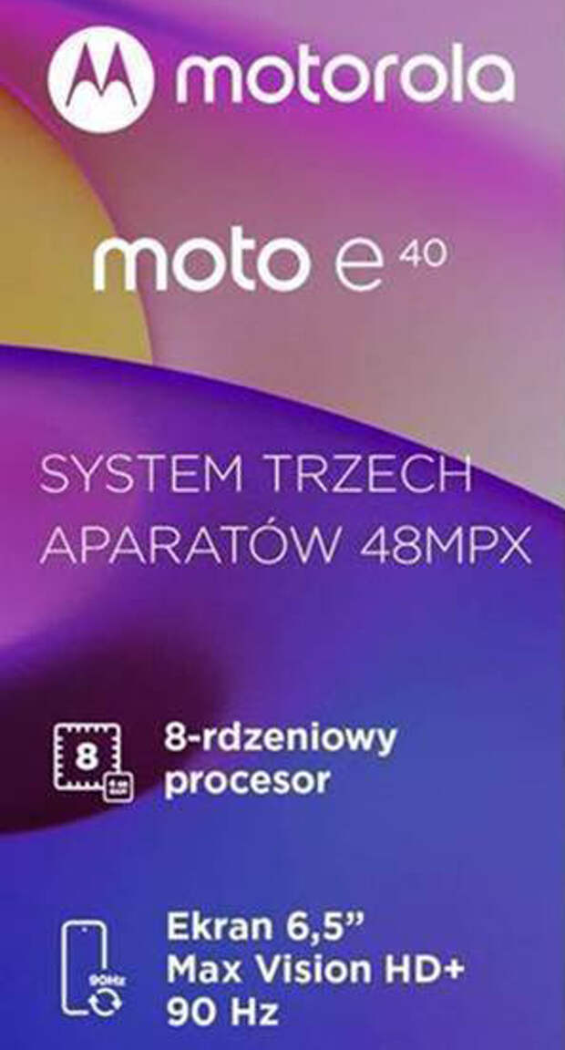 Смартфон Moto E40 получит 90-Гц дисплей и 48-Мп камеру