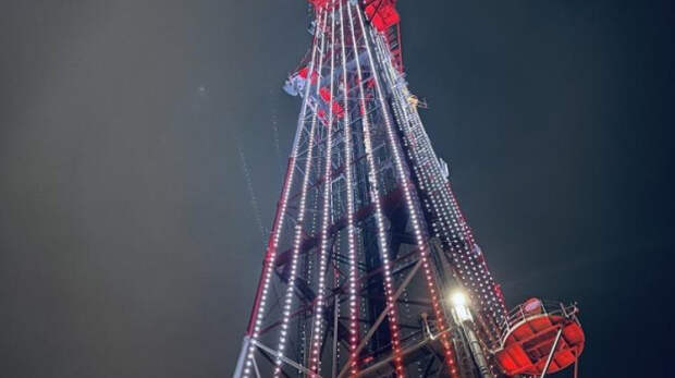 Симферопольская телебашня сегодня поздравит крымчан с Днём войск национальной гвардии 