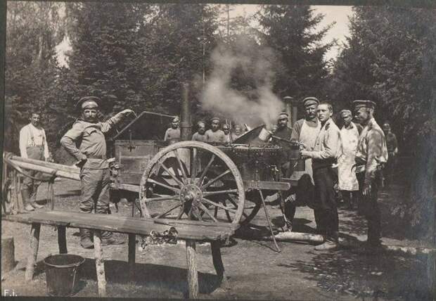 300 лет армейской кухни. Новинки Первой мировой войны первая мировая война, полевая кухня, страницы истории