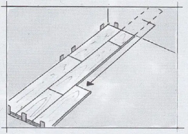 Укладка ламината 45 градусов схема