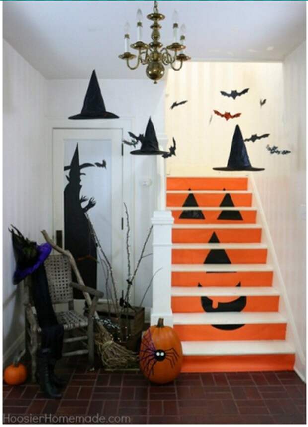 Хеллоуинская лестница