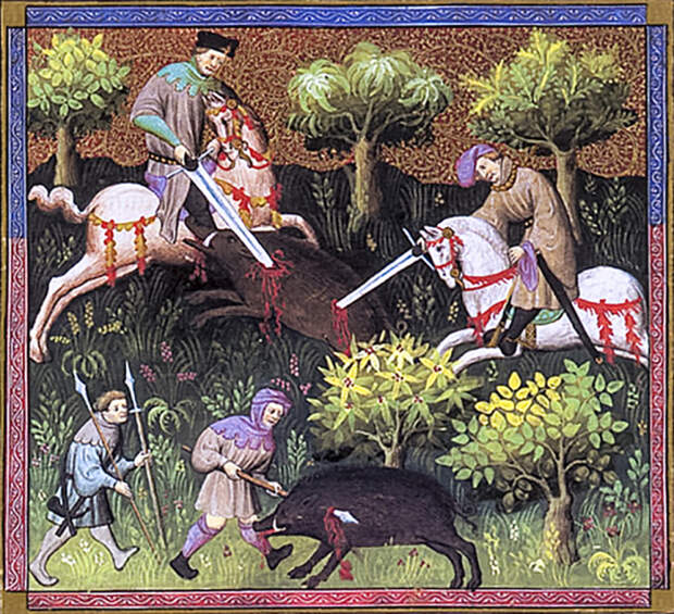 Охота с мечами на кабана. |Фото: magazinlovuzdar.sk. Охота с мечами на кабана. |Фото: magazinlovuzdar.sk.