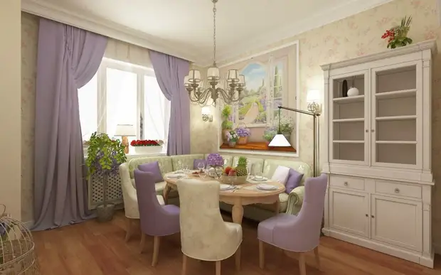Как использовать сиреневый цвет в интерьере