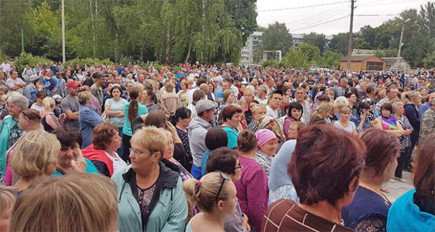 массовый сход жителей в Чемодановке(2019)|Фото: vk.com/udjink