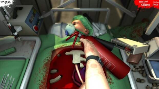 Симулятор хирурга Surgeon Simulator не для слабонервных появится на планшетах