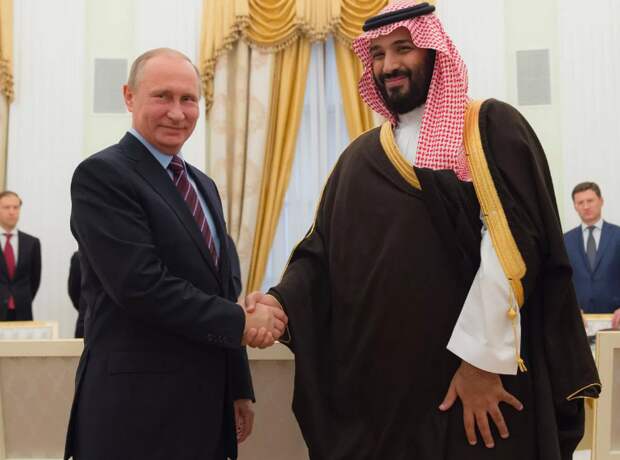 Владимир Путин и Мухаммед Бин Салман