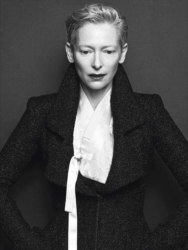 Тильда в кавере для Vogue и Chanel