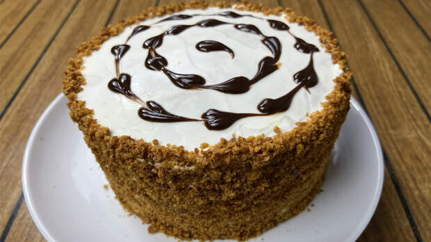 Чудесный медовик за 15 минут без раскатки и духовки .век живи век учись !!!