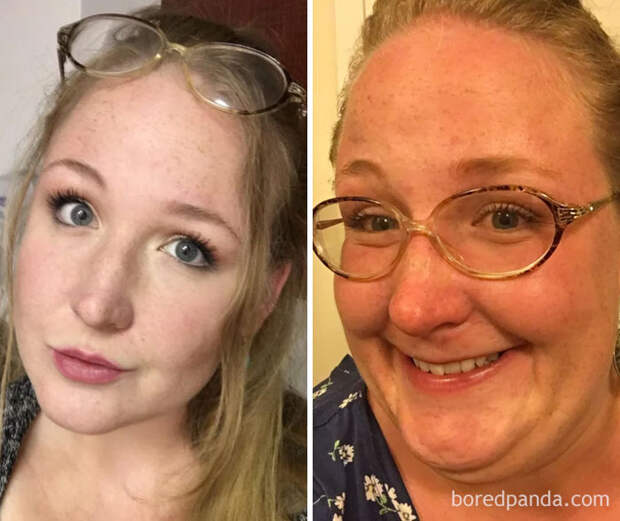 Glasses On: Aunt Edna, Glasses Off: Girl Next Door